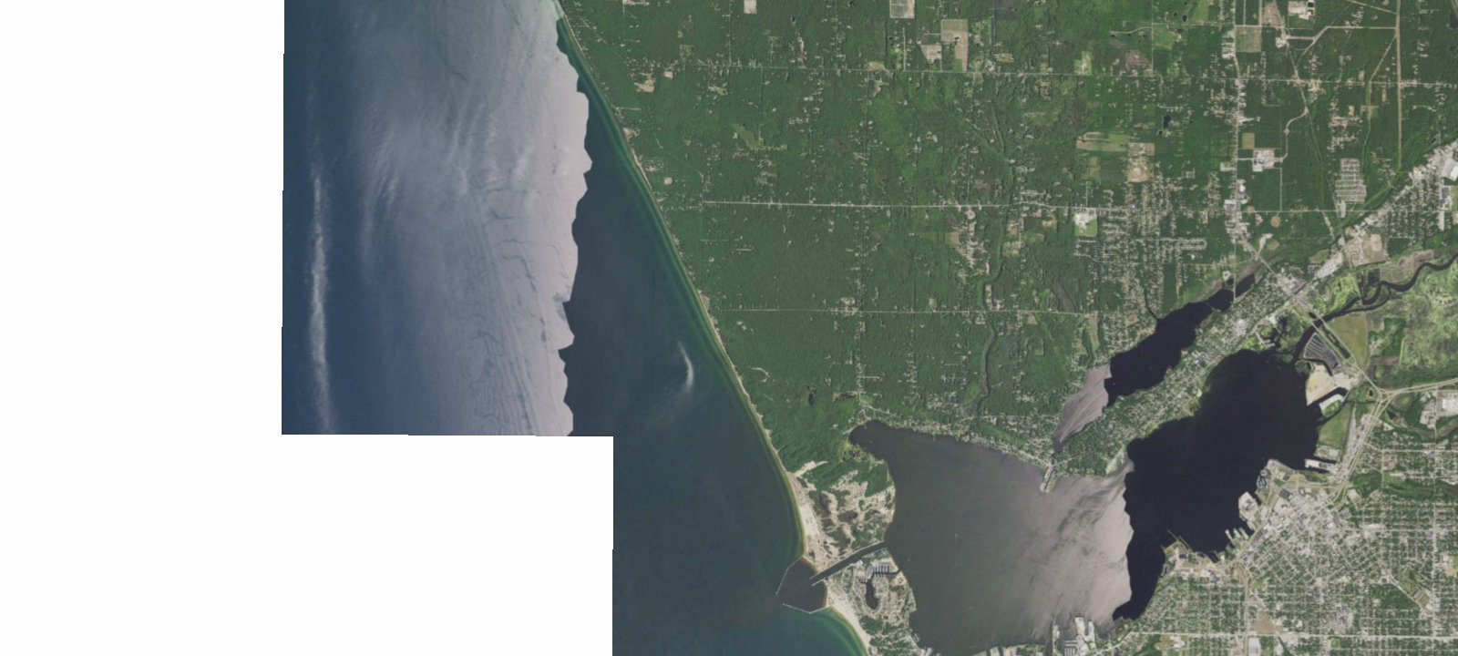 Map of Lake Michigan Campground at Muskegon State Park