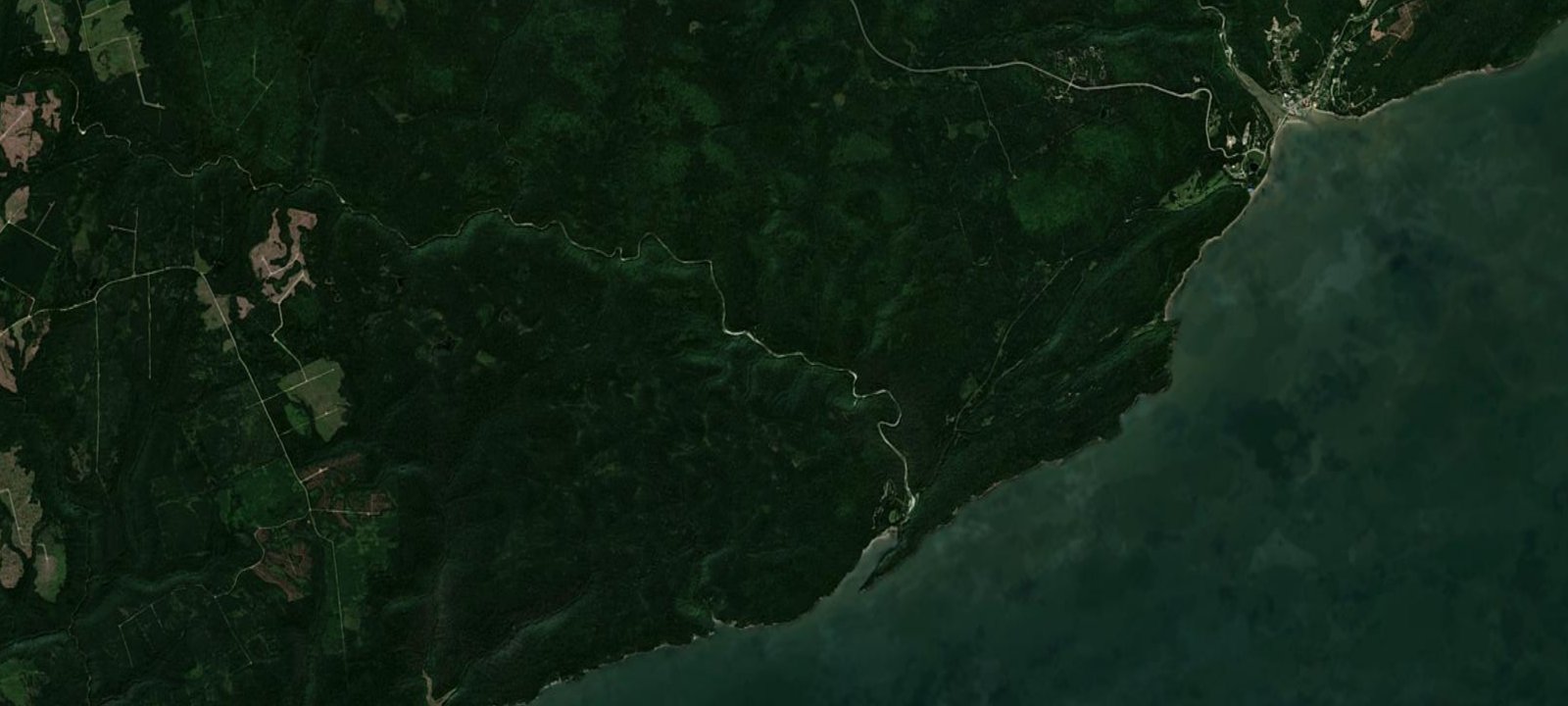 Map of Foster Brook BackCountry Site