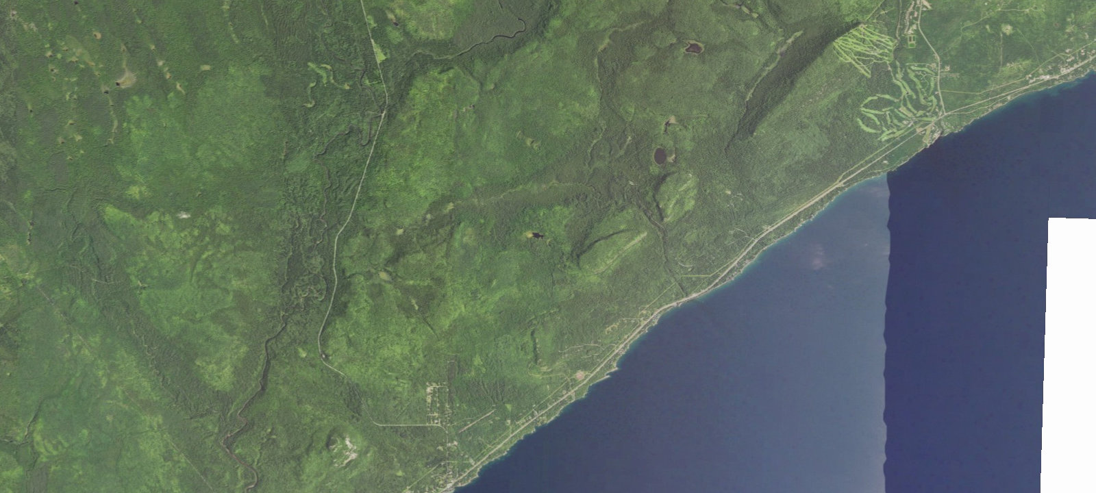 Map of West Leveaux Pond