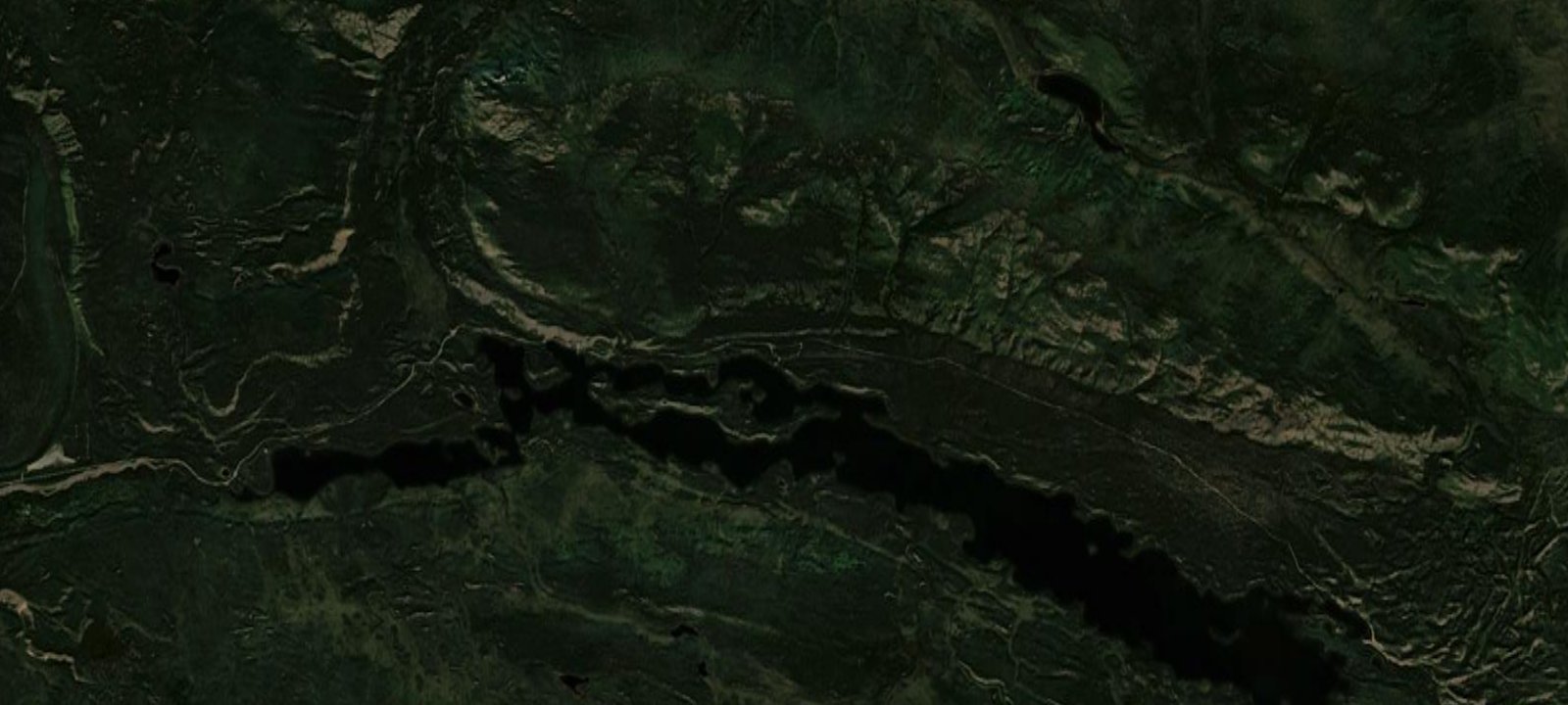 Map of Tatchun Lake