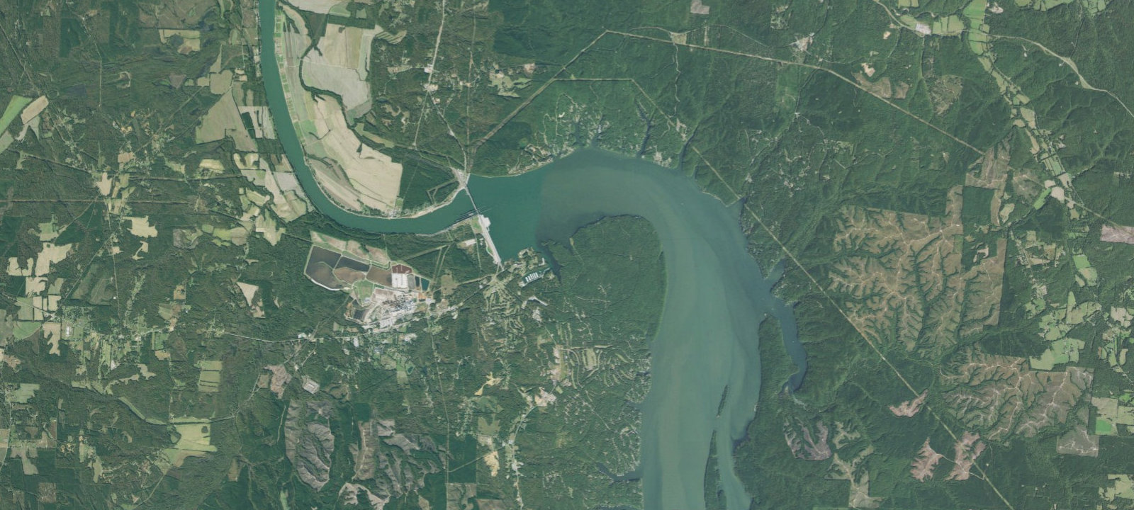 Map of Pickwick Landing State Park - Trail of Tears Trail Camps