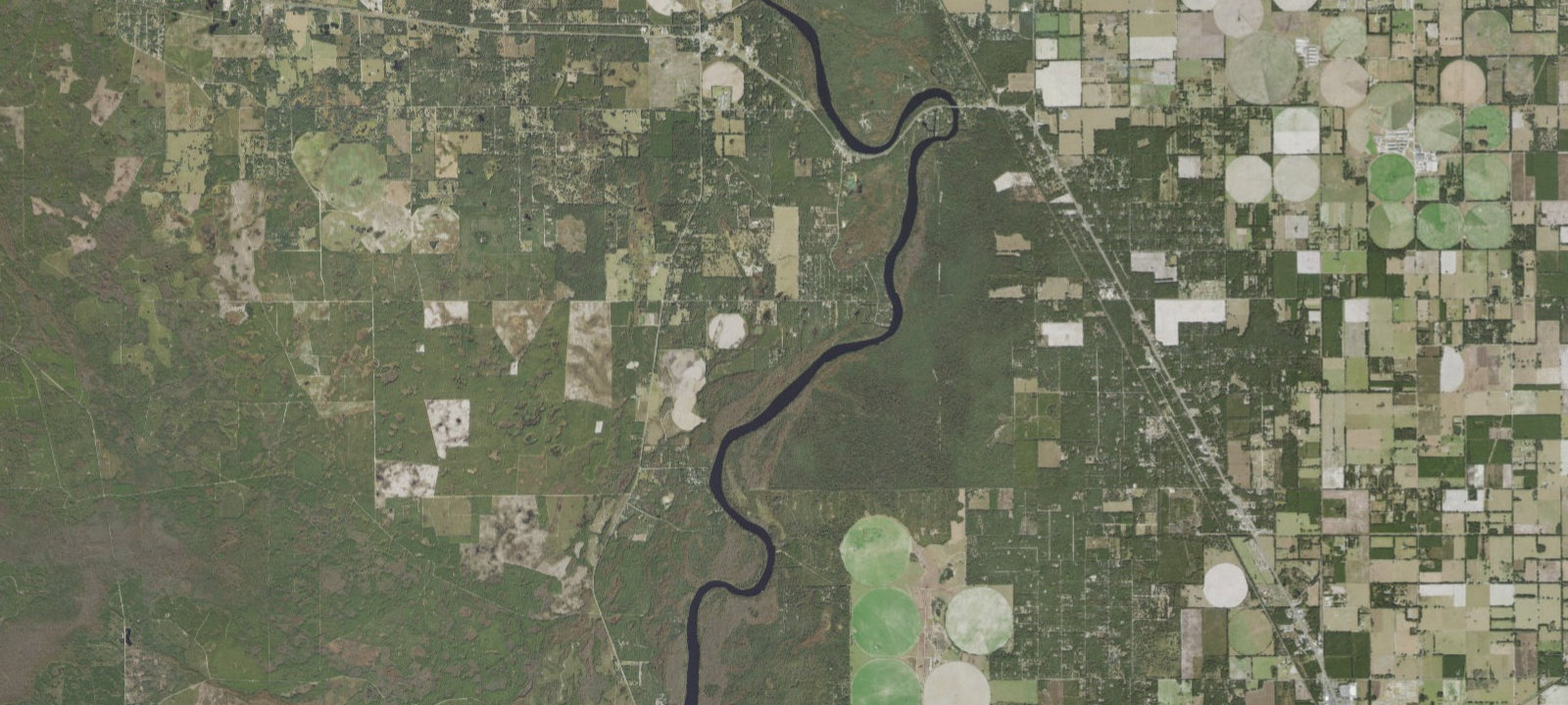 Map of Suwannee River Hideaway Campground
