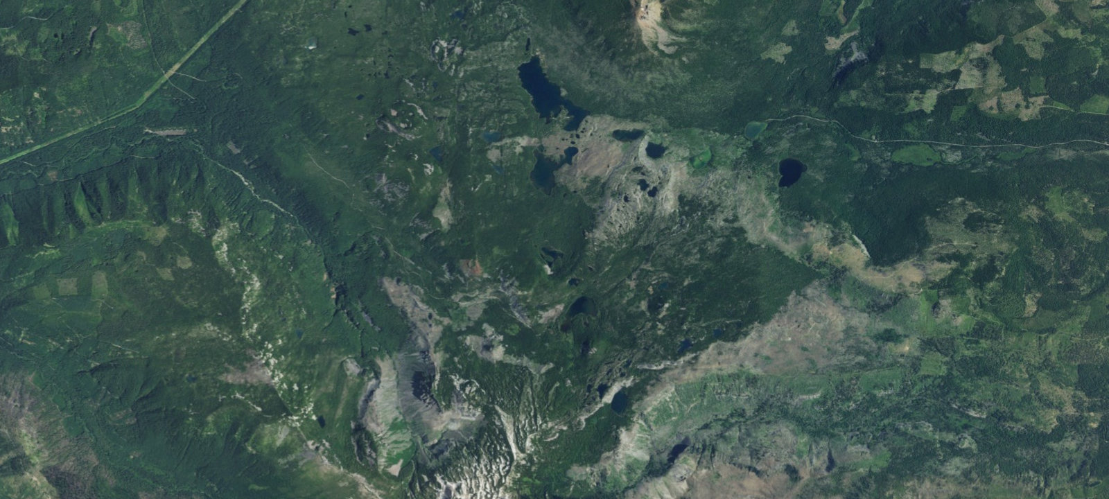 Map of Horsehoe Lake Campground