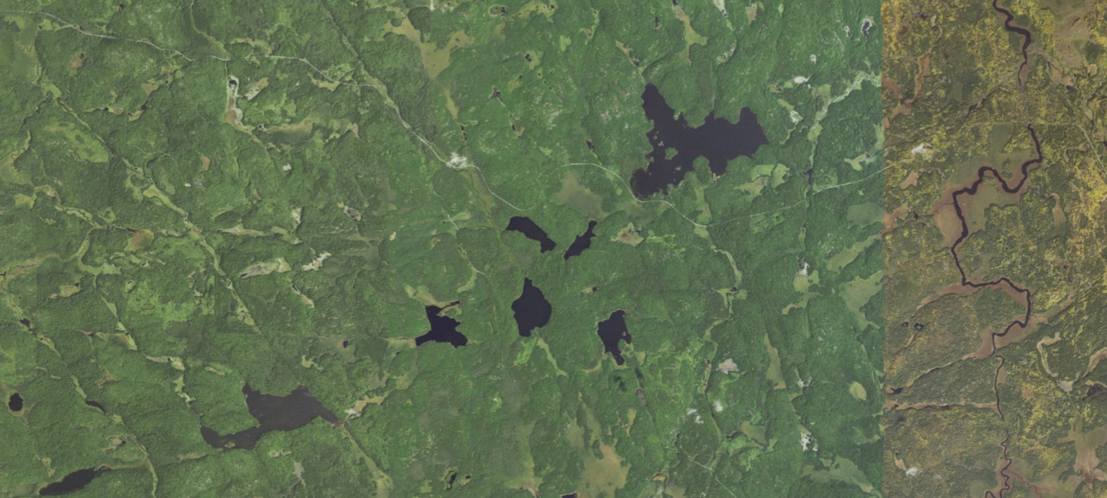 Map of Pauline Lake