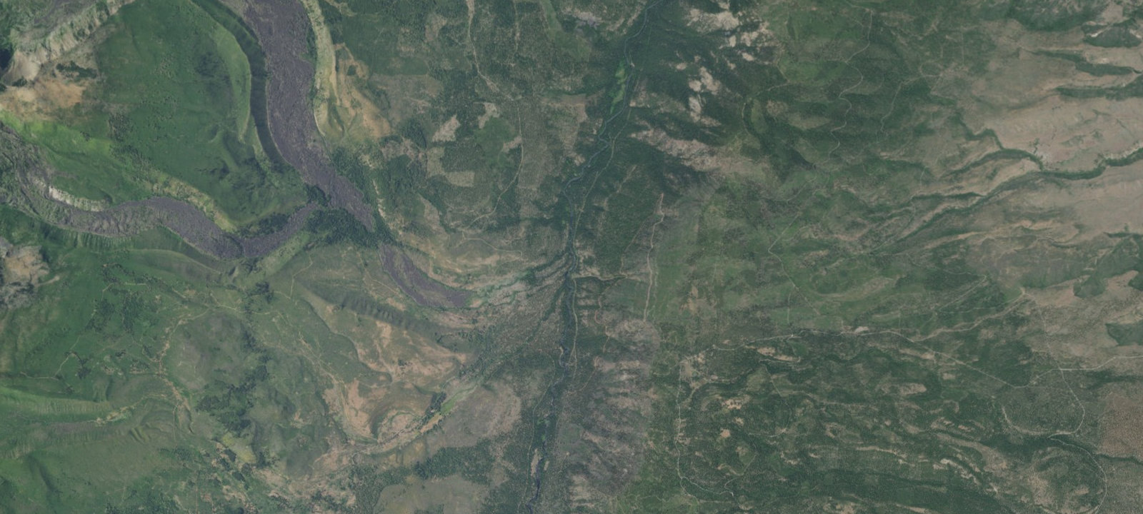 Map of Candle Creek Campground