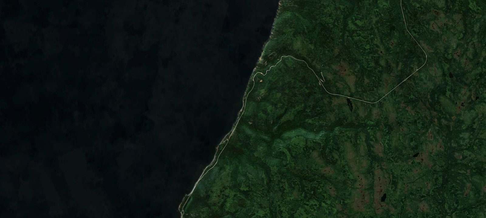 Map of Corney Brook Campground