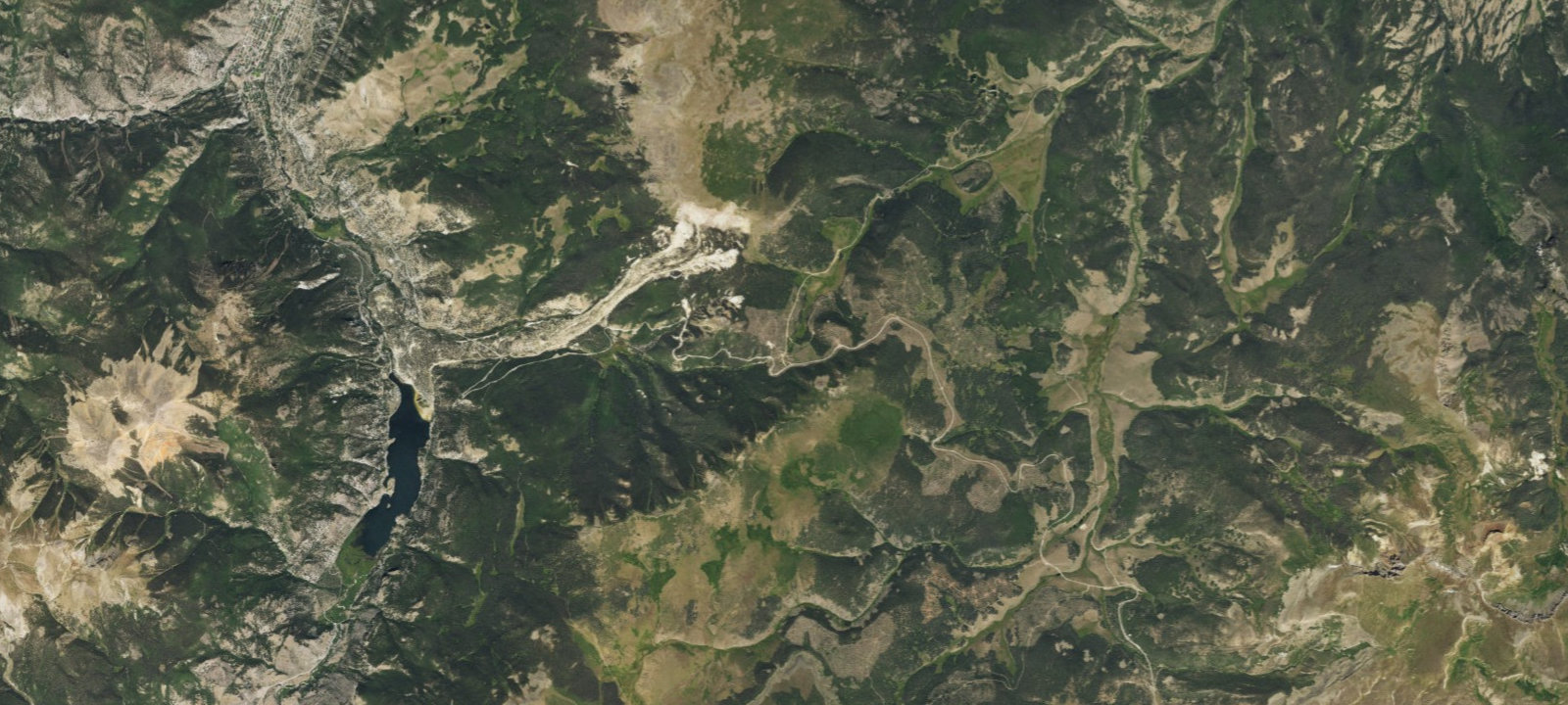 Map of Slumgullion