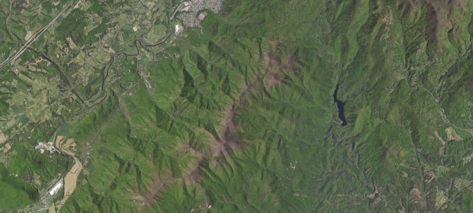 Map of Punchbowl A.T. Shelter