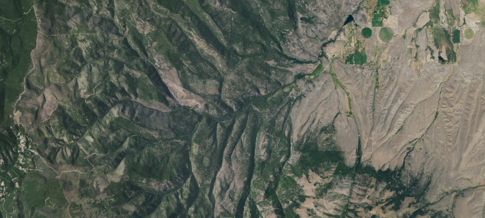 Map of South Fork Campground