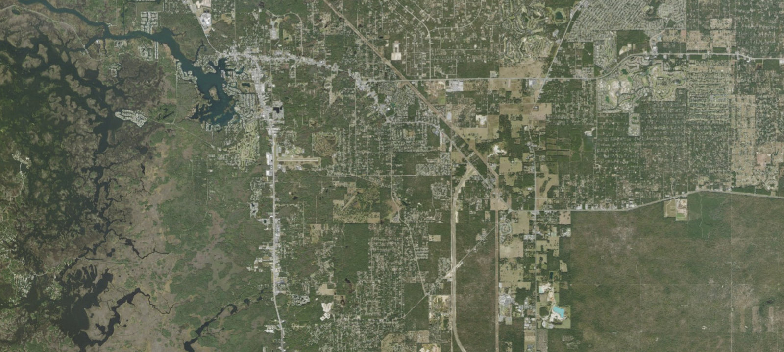 Map of Sun Retreats Crystal River (formerly Rock Crusher Canyon RV Resort)