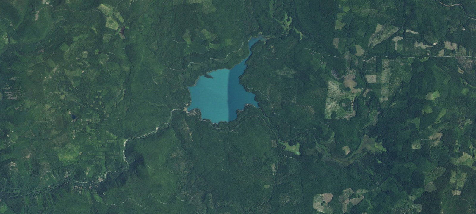Map of Oak Fork