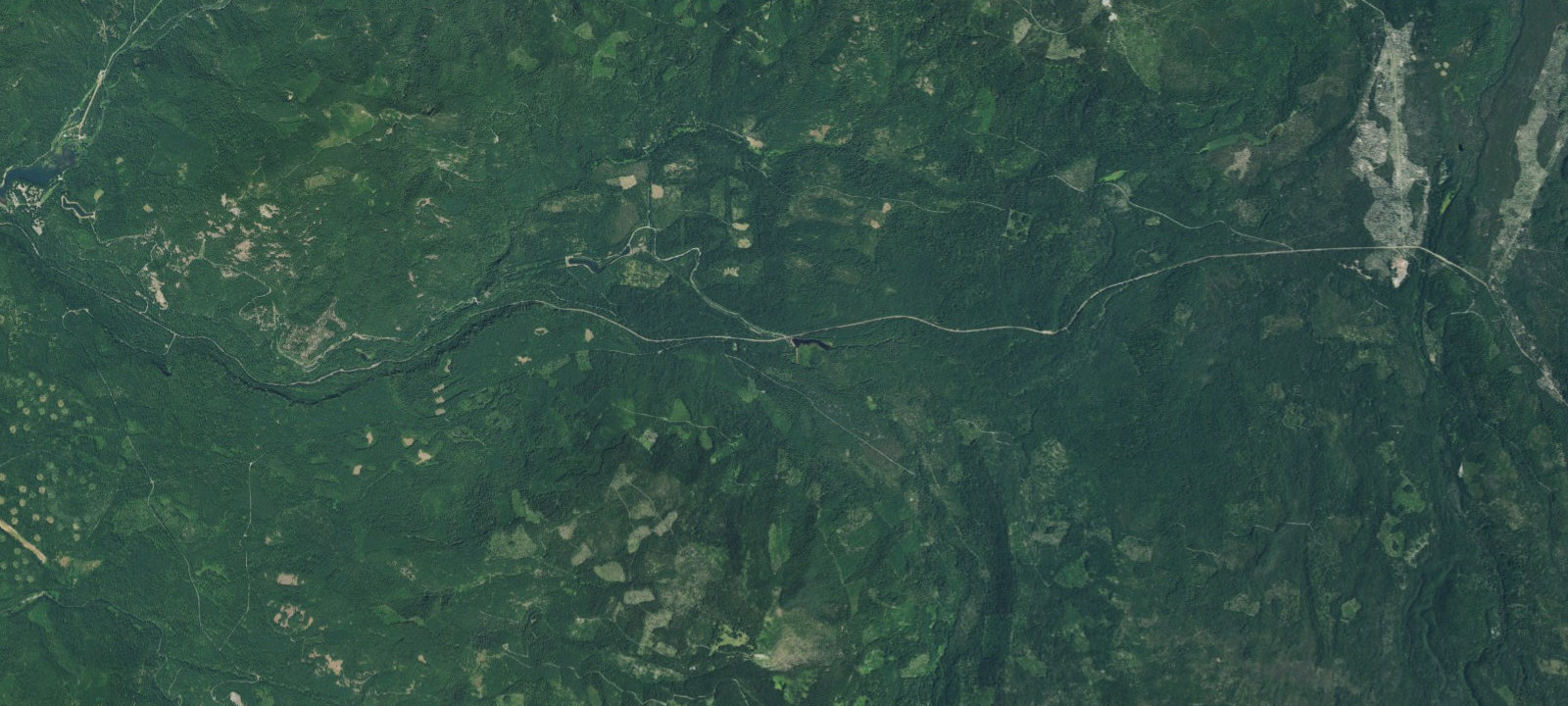 Map of Stump Lake