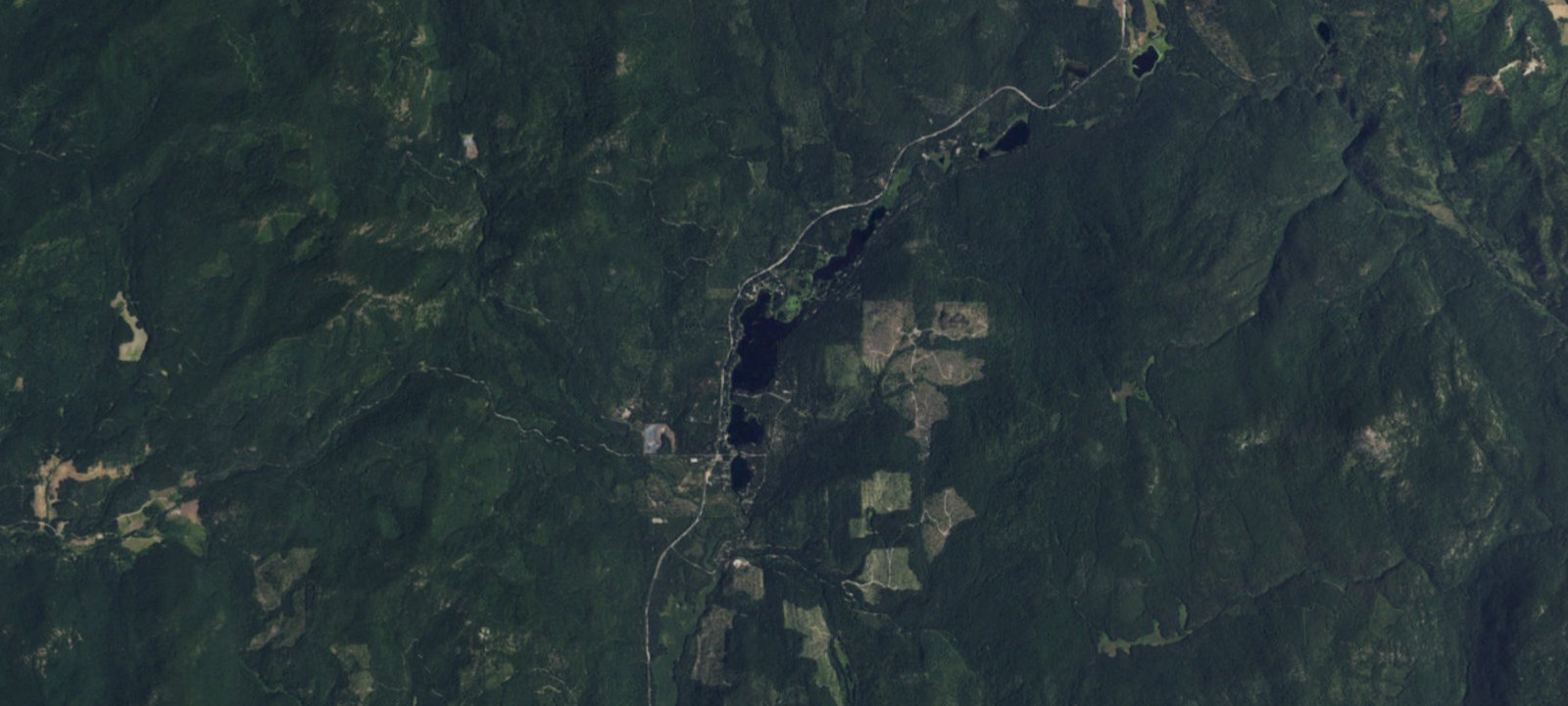 Map of Lake Thomas
