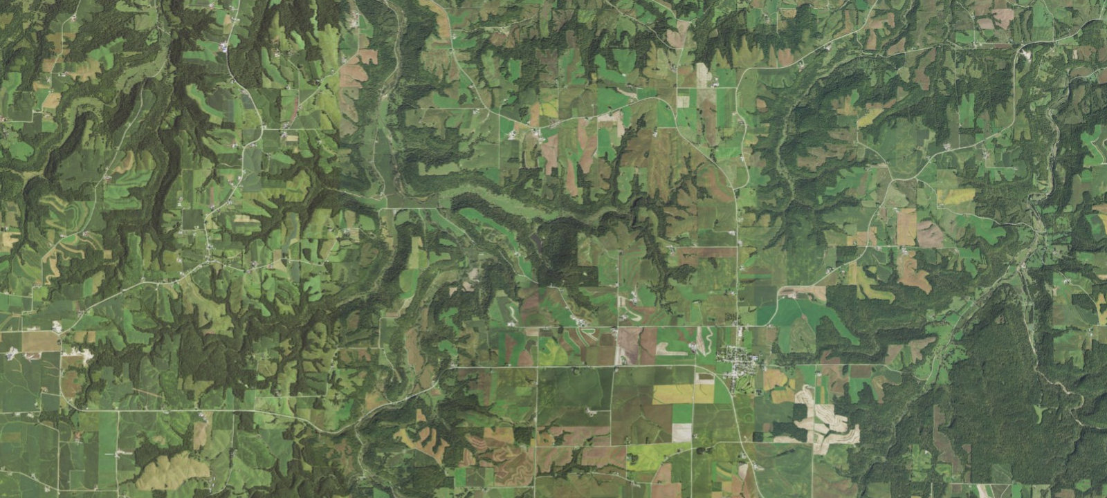 Map of Twin Craters