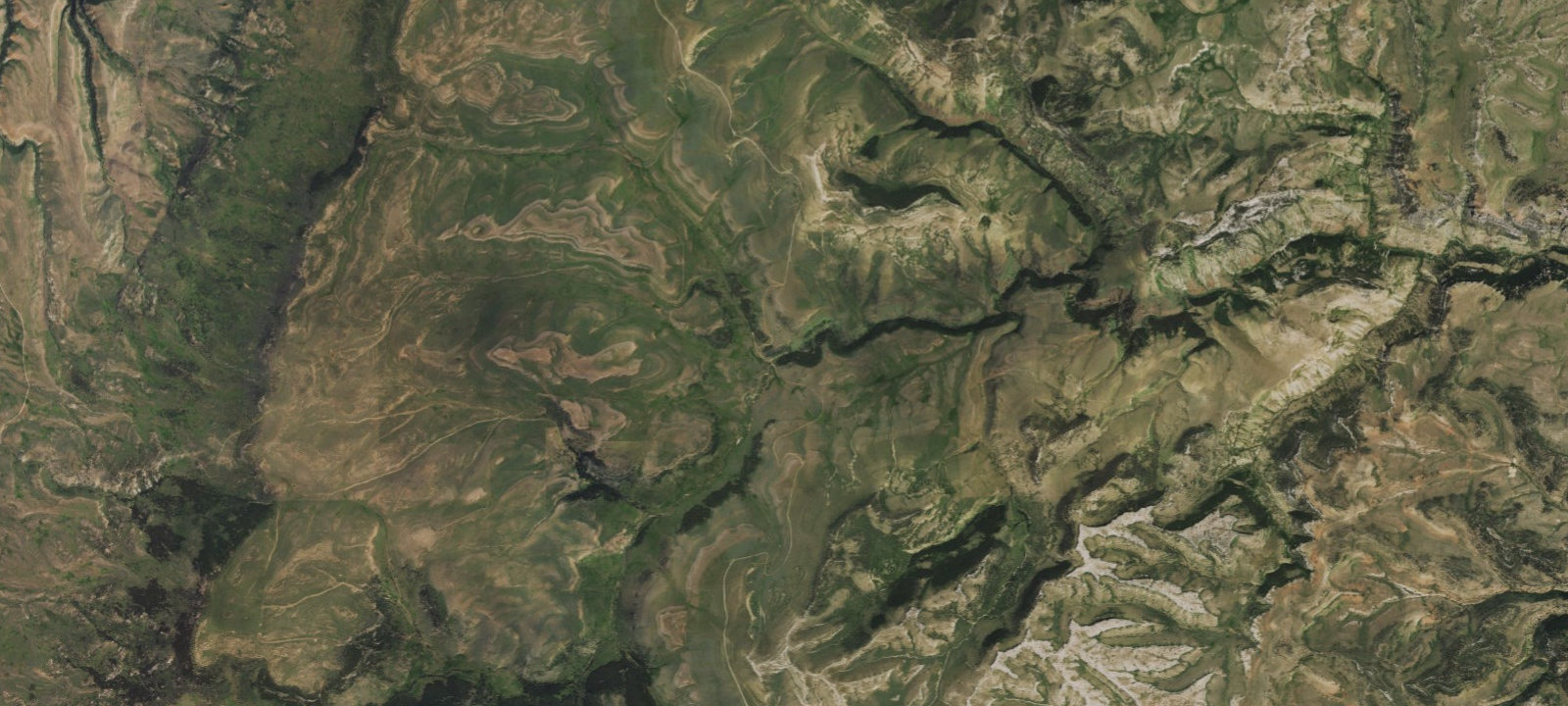 Map of Middle Fork of the Powder River Campsite 3