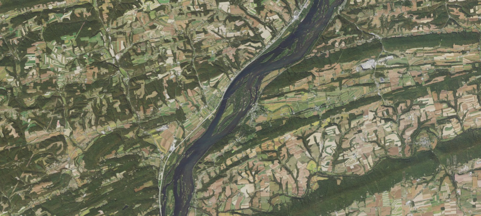Map of River Mile 107 Campsite B