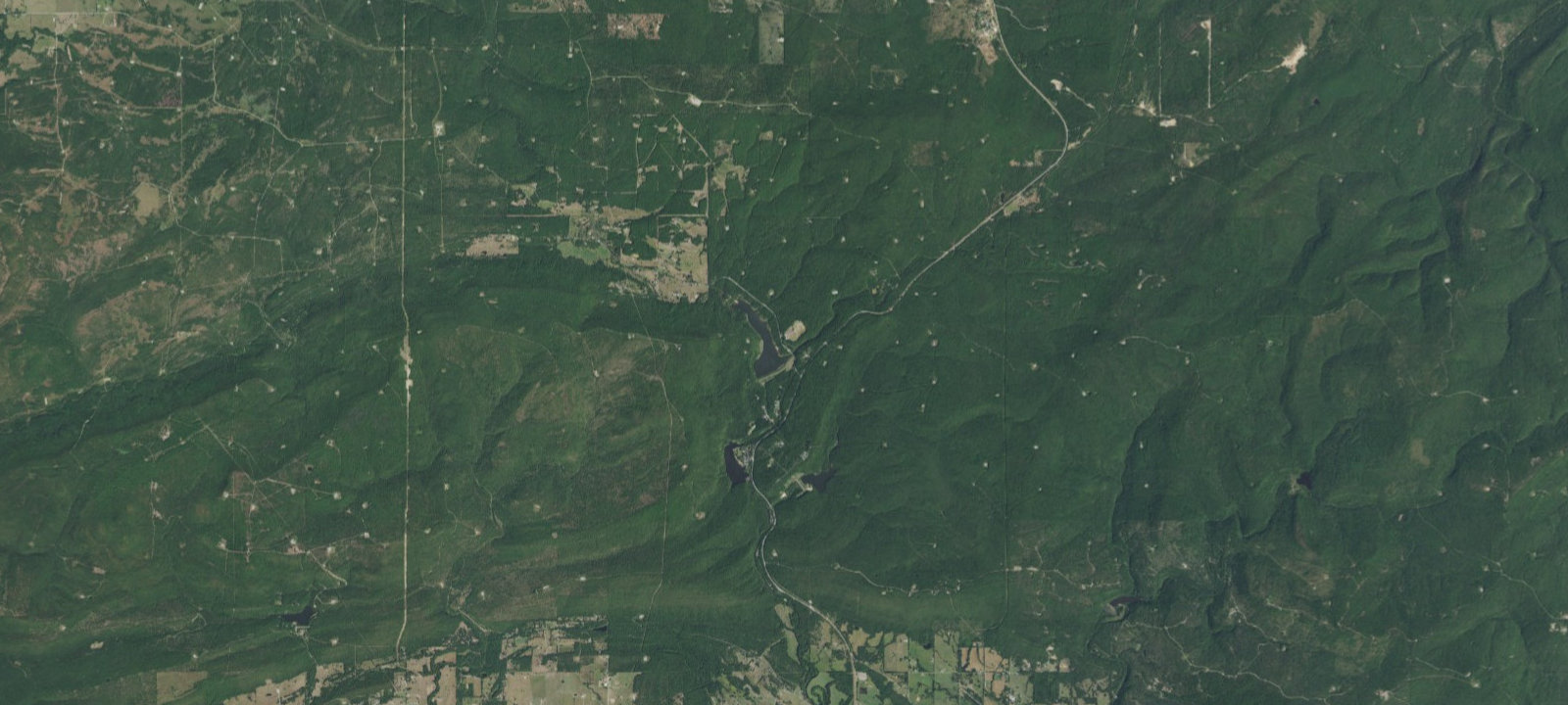 Map of Lake Wayne Wallace Campground