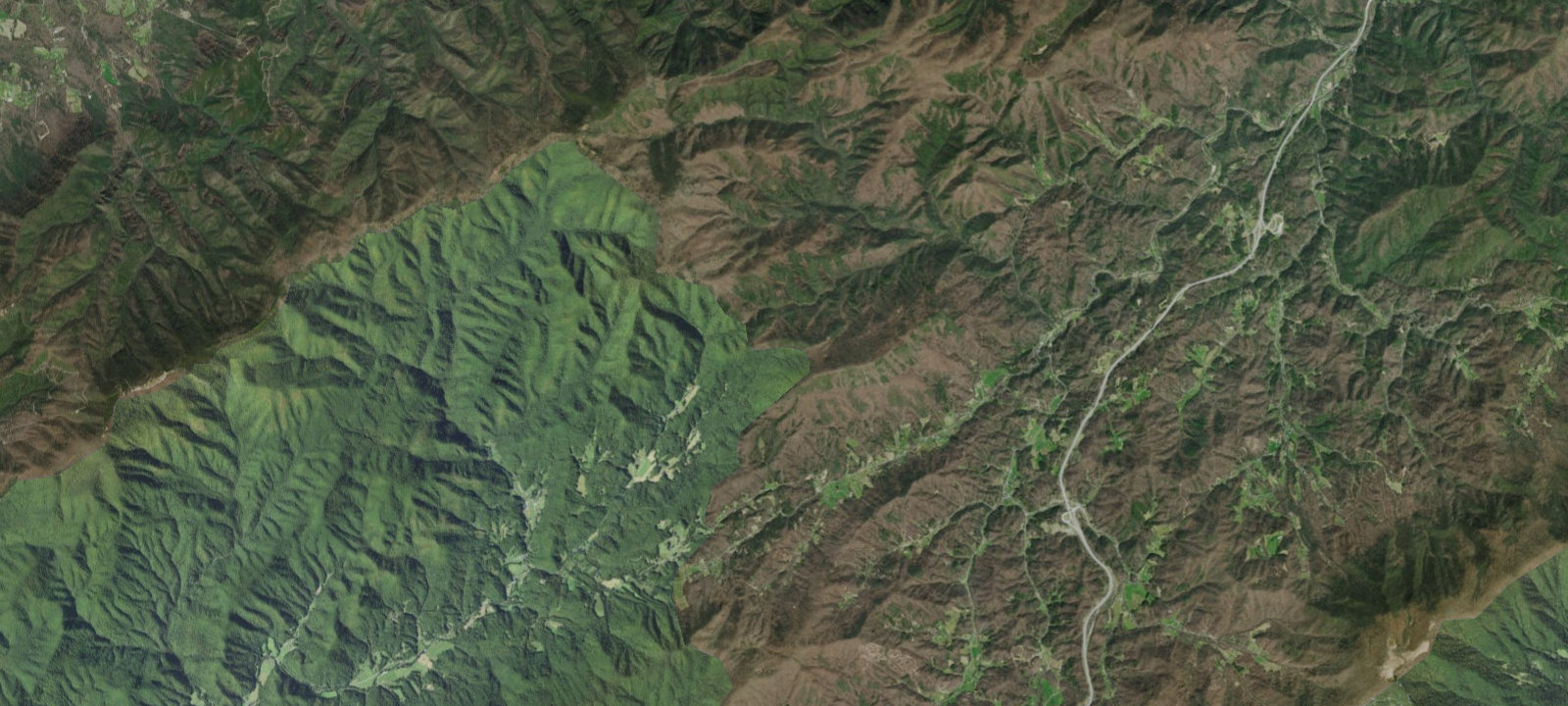 Map of A.T. Flint Mountain Shelter