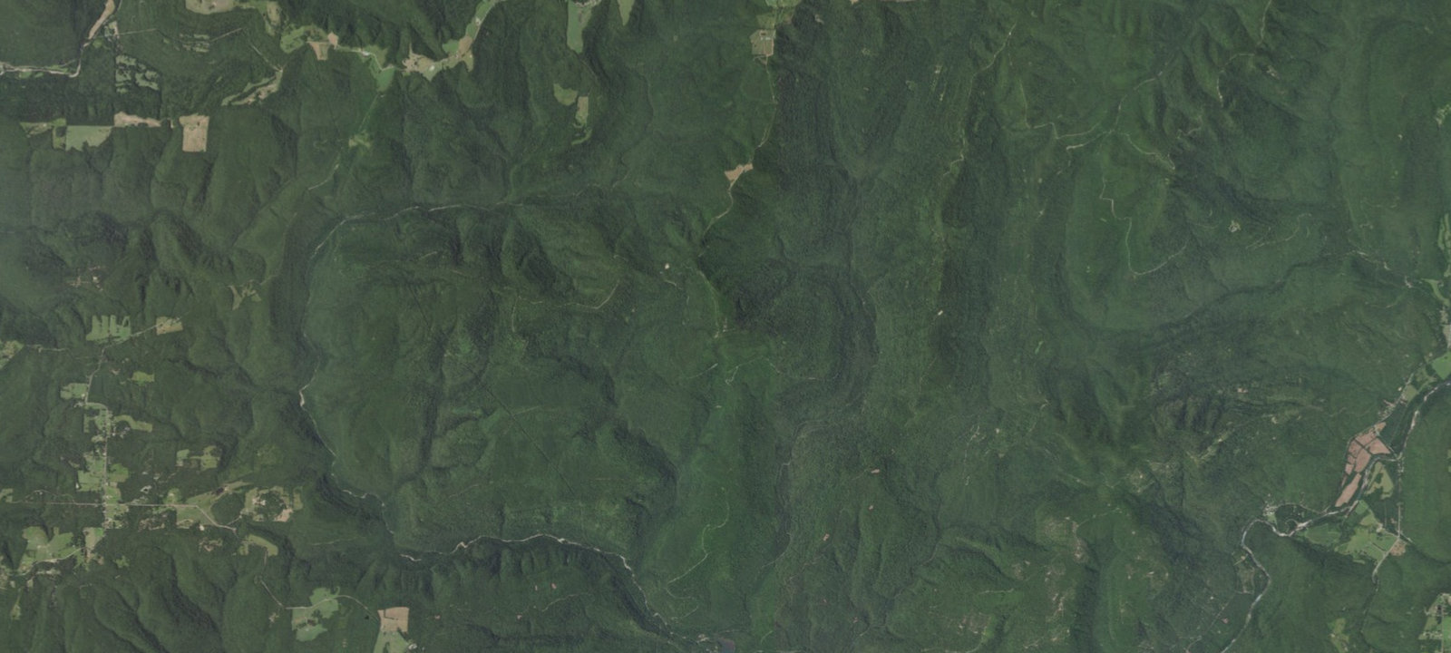 Map of White Rock Mountain Recreation Area