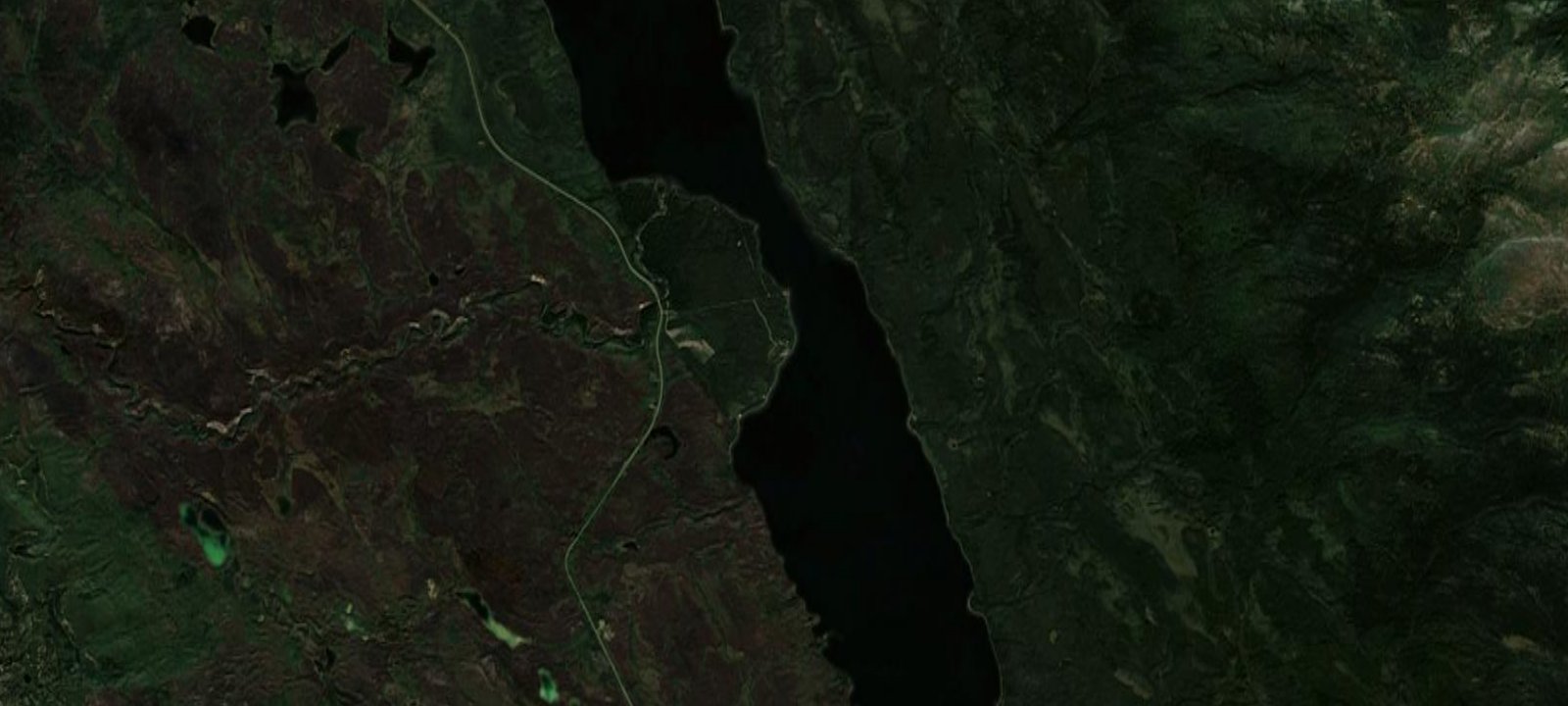 Map of Frances Lake Campground