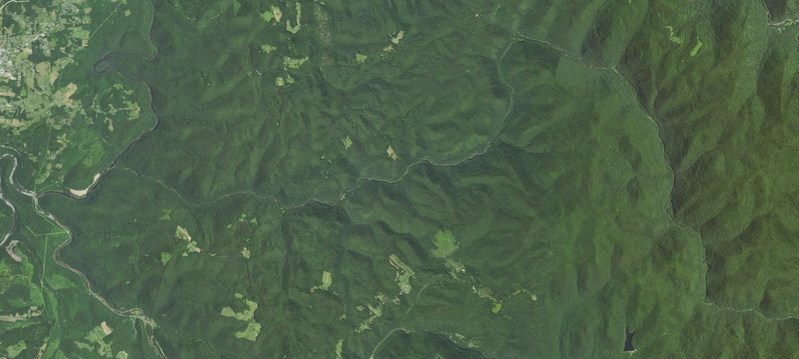 Map of Cranberry River Campsites