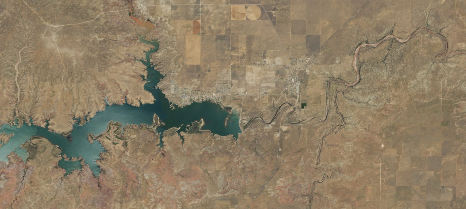 Map of Ute Lake State Park