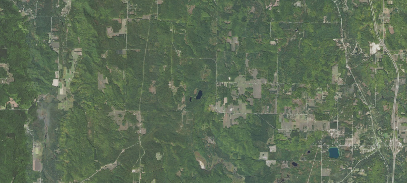 Map of Weber Lake State Forest Campground