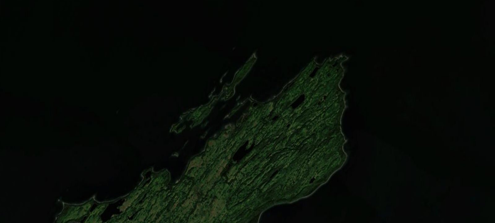 Map of Green Island Cabin