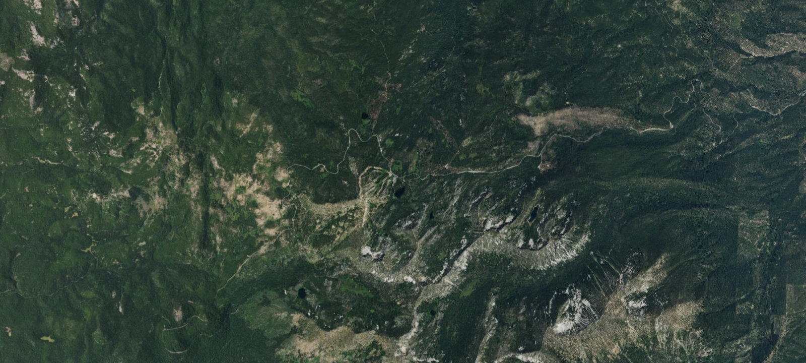 Map of Anthony Lake Guard Station
