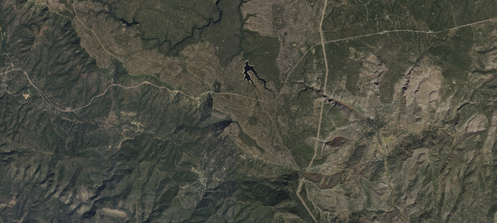 Map of Forest Road 171 Camping Area