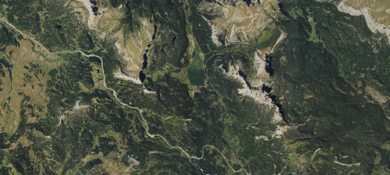 Map of Brooks Lake
