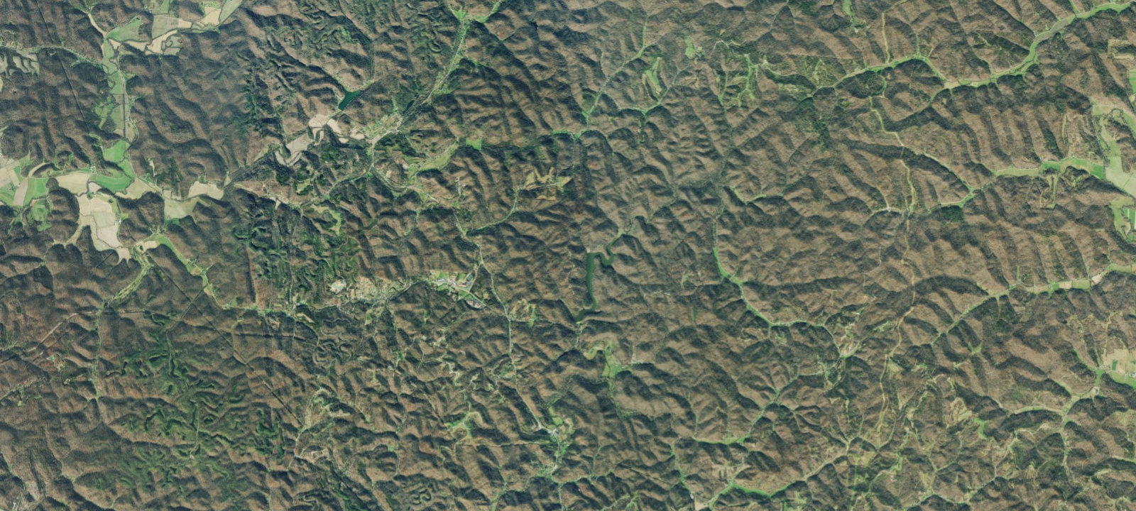 Map of Oak Hill - Lake Vesuvius