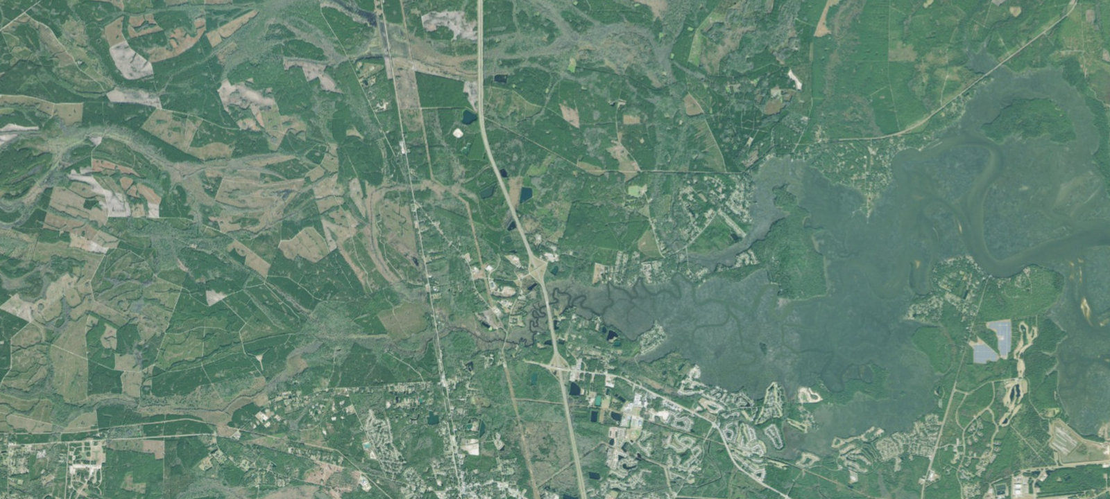 Map of Huck's RV Park