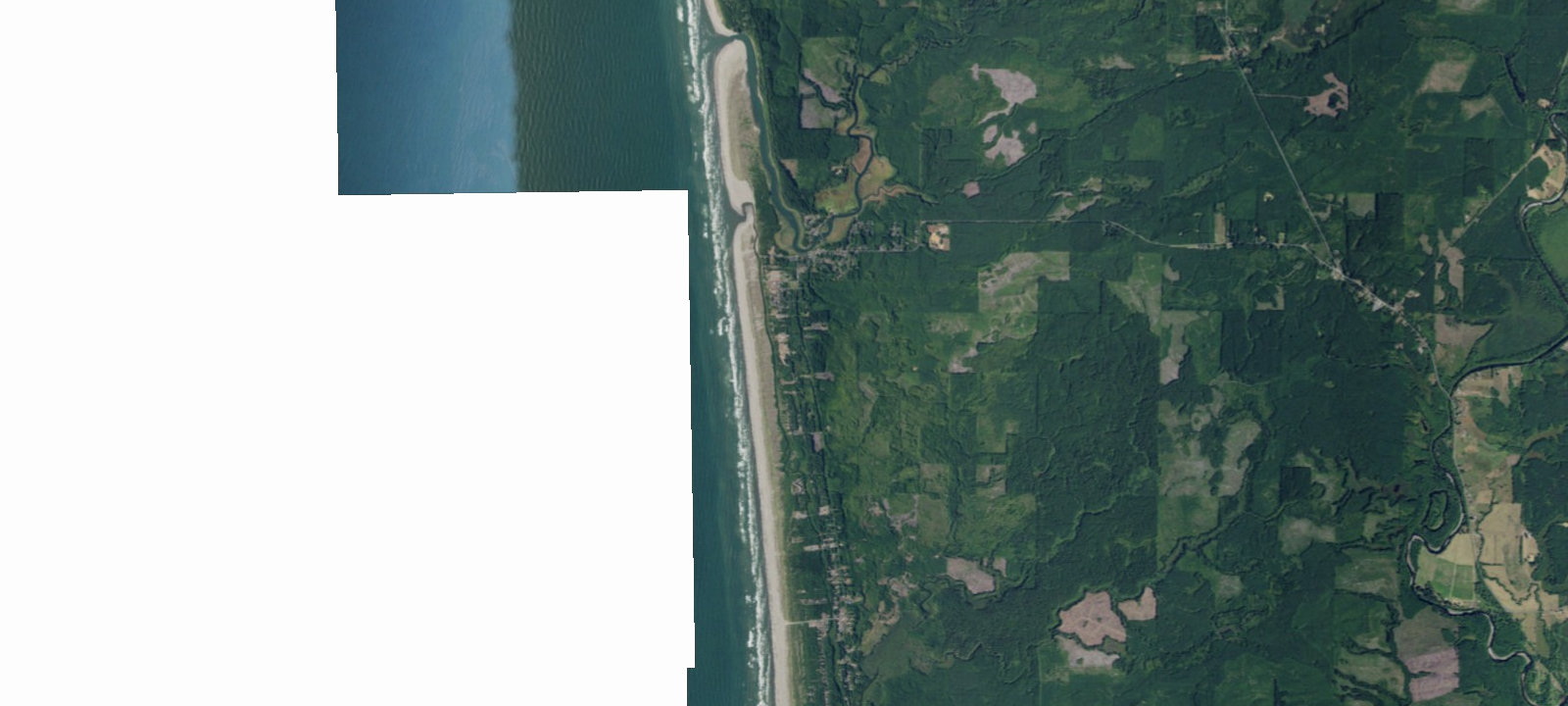 Map of Tidelands Campgrounds