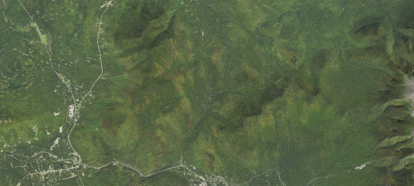 Map of Cherry Mountain Road Camping