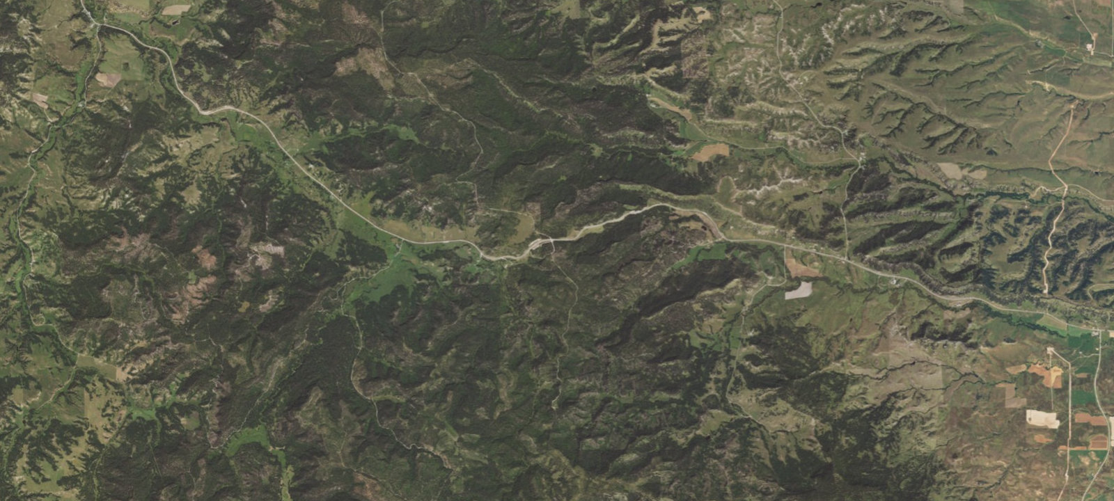 Map of Bearlodge