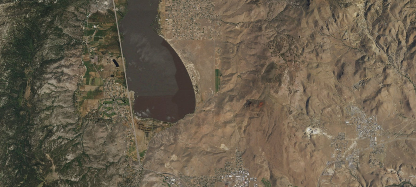 Map of Washoe Lake State Park Campground