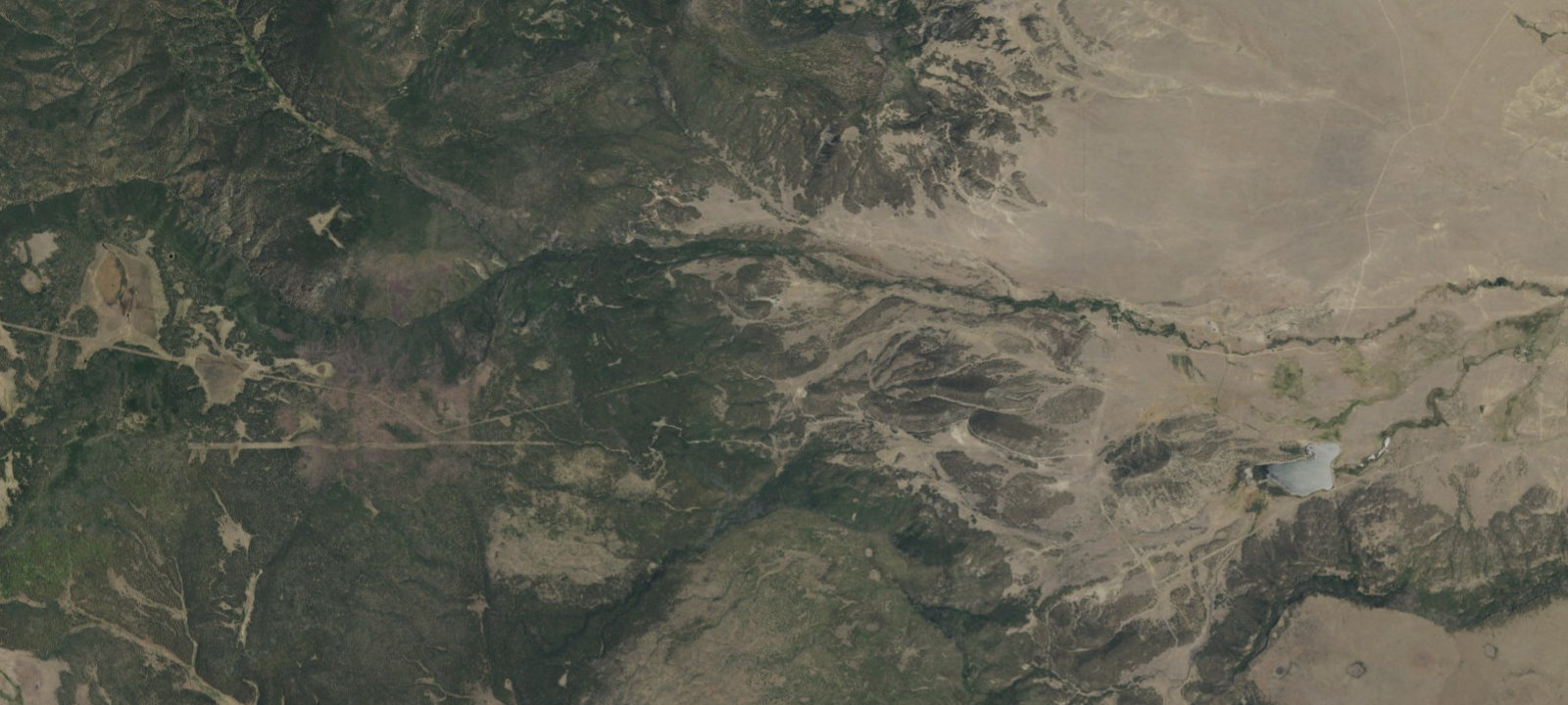 Map of Pinyon Flats Camp