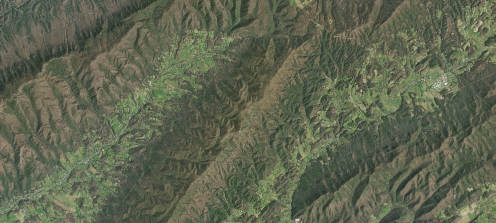 Map of A.T. Iron Mountain Shelter