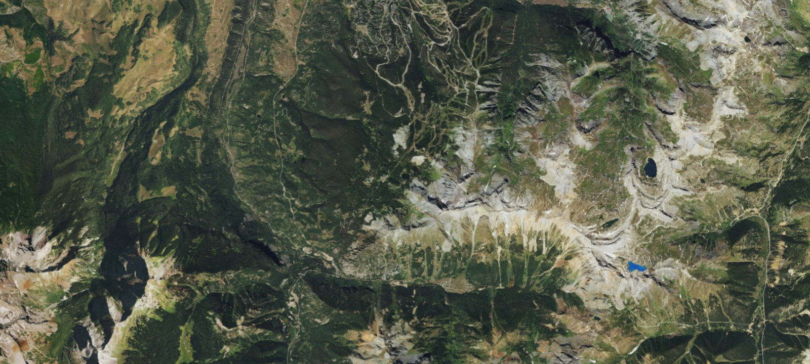 Map of Alta Lakes