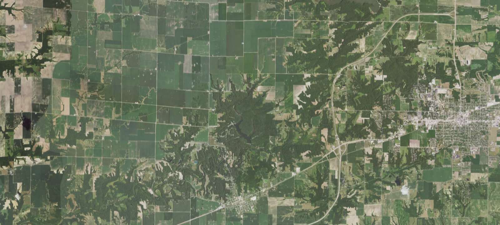 Map of Twin Oaks Campground