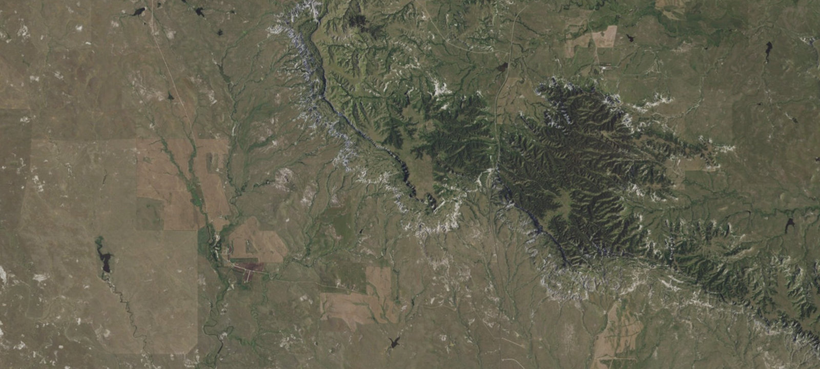 Map of South Divide RD