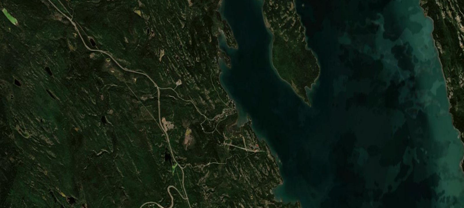 Map of Lake Laberge Territorial Campground