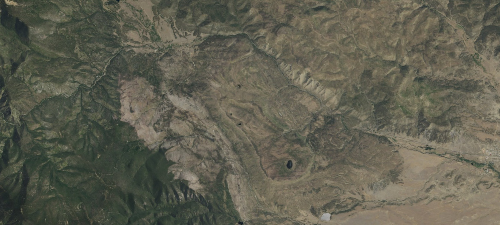 Map of Deer Lake Mesa Camp