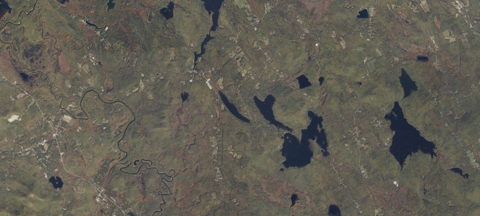 Map of Granger Pond Camping Area