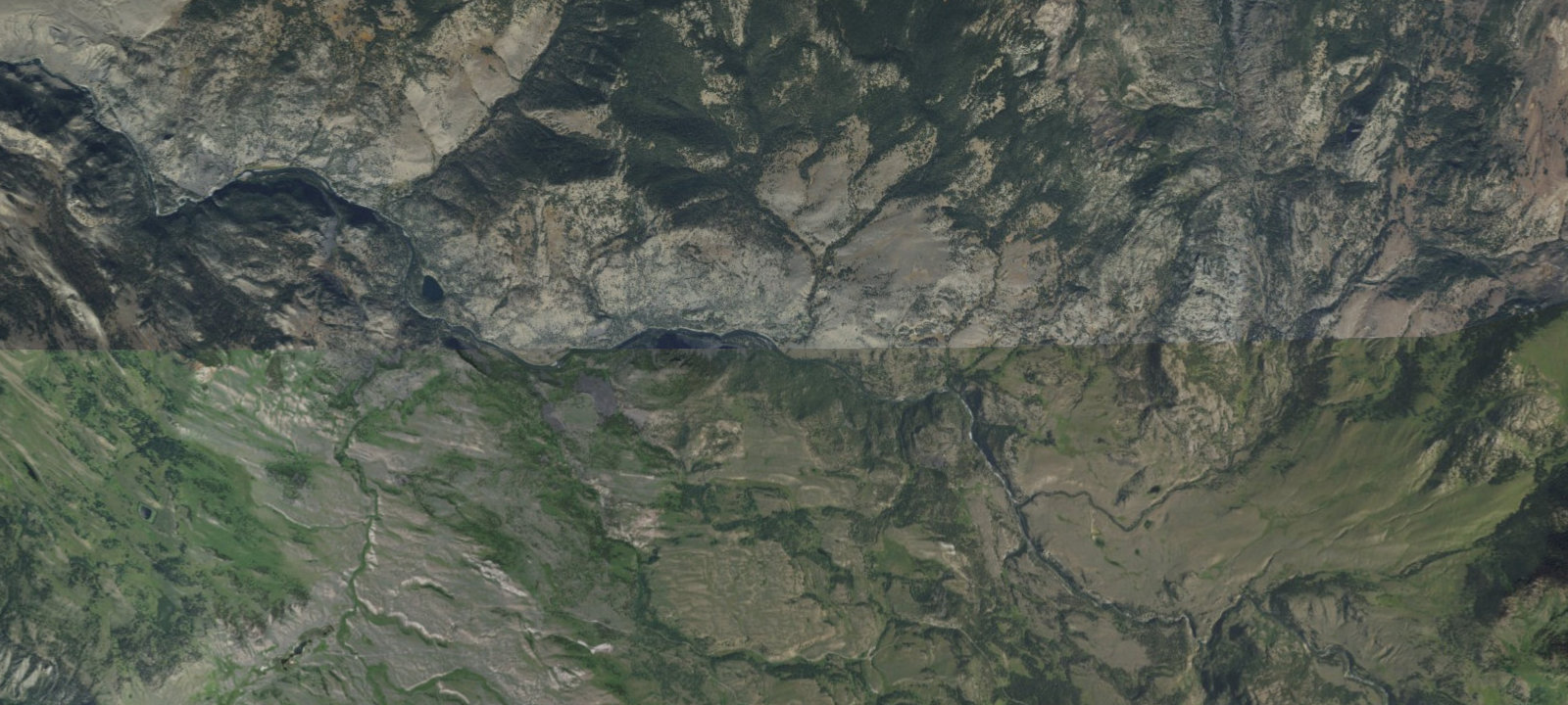 Map of W Cottonwood Creek