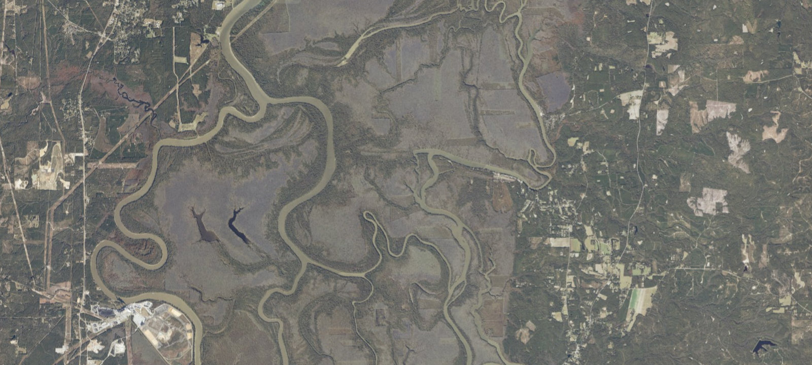 Map of Dead Lake Island Camping Platform