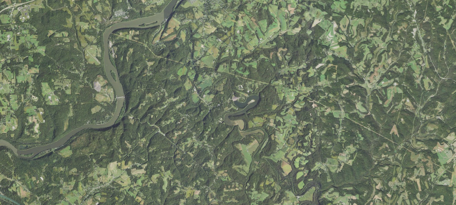Map of Crooked Creek Lake