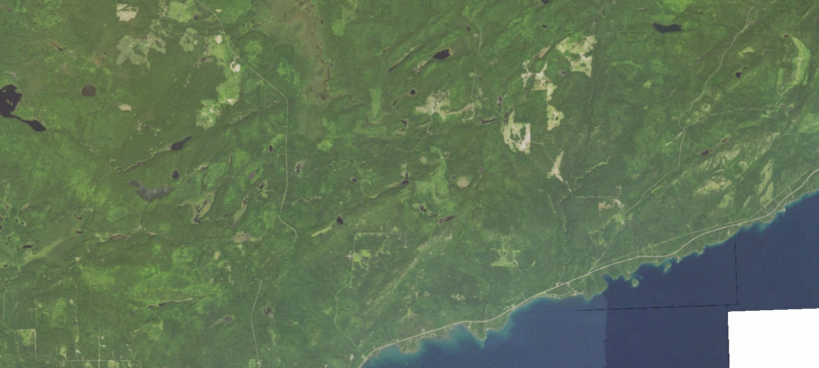 Map of Woodland Caribou Pond Campsite