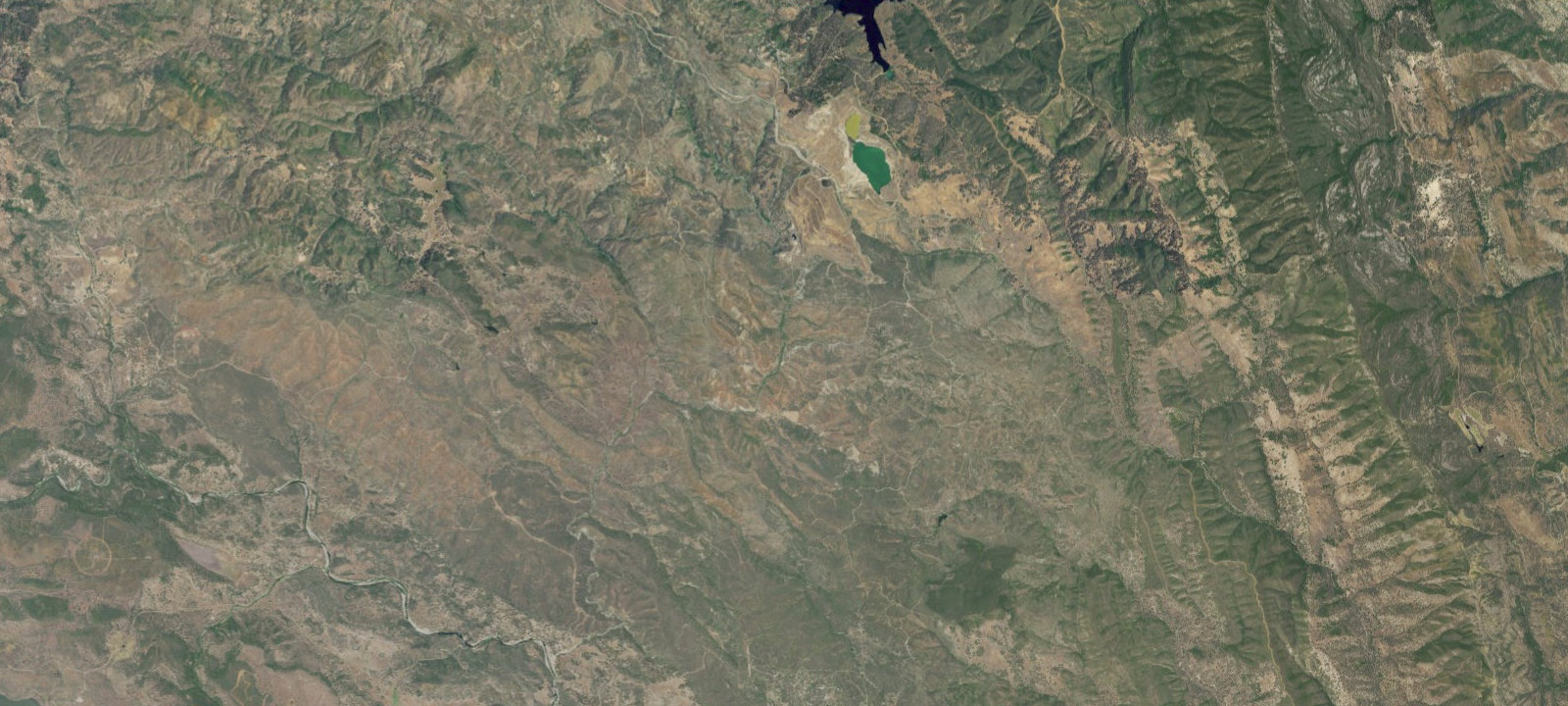 Map of Lower Hunting Creek Campground